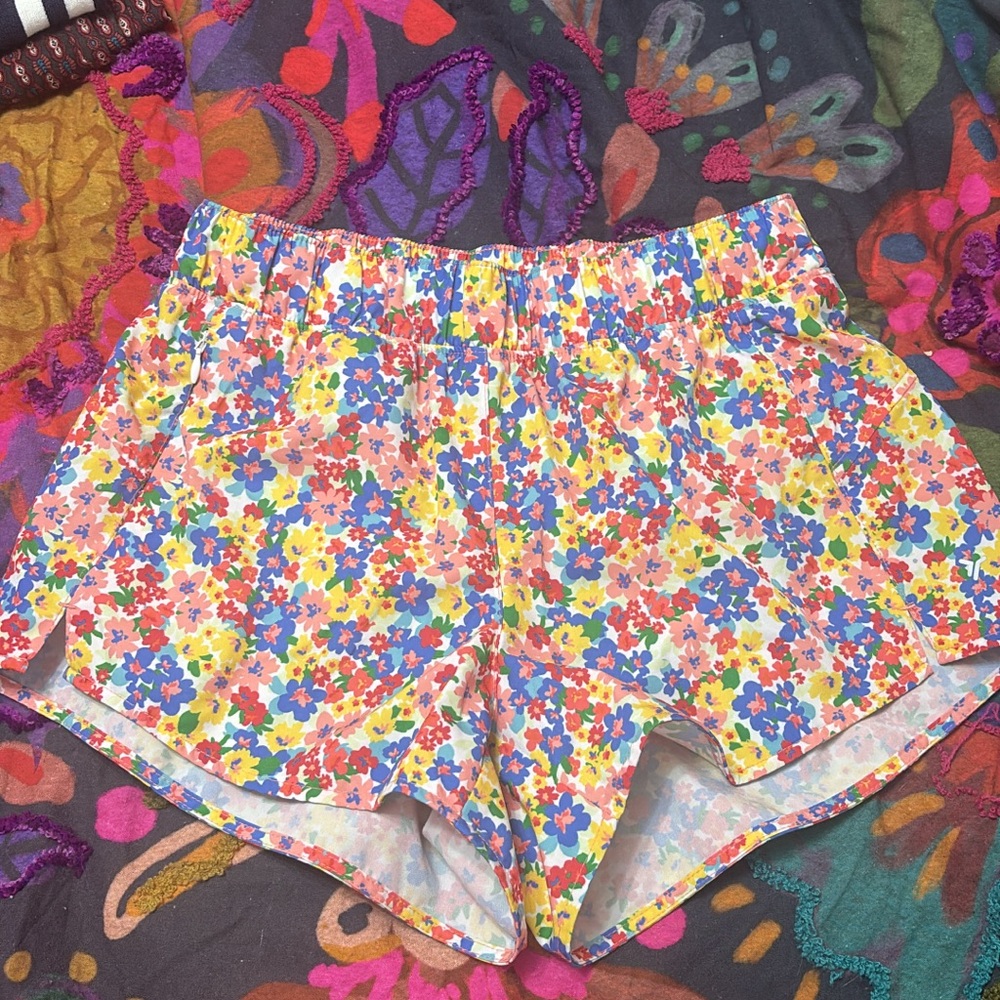 Old Navy Multicolor Floral Women's Athletic Shorts